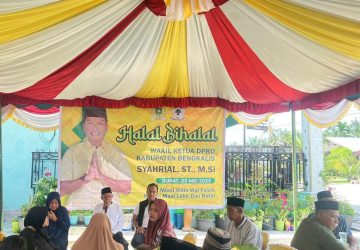 Wakil Ketua DPRD Syahrial Gelar Halal Bi Halal di kediamannya bersama Masyarakat