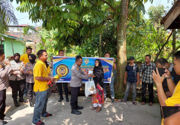 Tim Jumpe Romansa Polda Riau Kembali Salurkan Bantuan Ke Warga Kurang Mampu