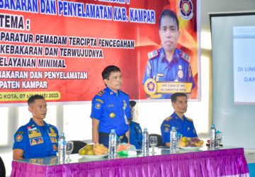 Dinas Damkar dan Penyelamatan Kampar Gelar In House/Bimbingan Teknis Pelatihan Pemadam I