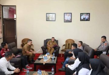 Pengurus Baru, PJSI Cabang Lamsel Audiensi dengan Bupati Nanang Ermanto