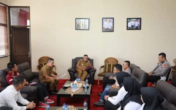 Pengurus Baru, PJSI Cabang Lamsel Audiensi dengan Bupati Nanang Ermanto