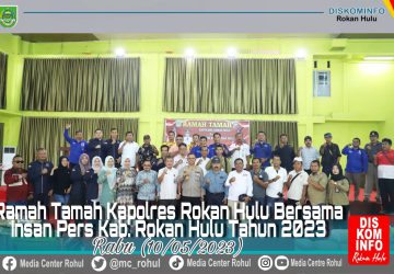 Kapolres Baru AKBP Budi Setiyono SIK MH Minta Insan Pers Rohul Turut Dukung Jaga Kantipmas