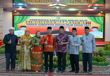 Tutup Bimbingan Manasik Haji Tingkat Kabupaten, Bupati Rohil Ingatkan Jamaah Jaga Kesehatan
