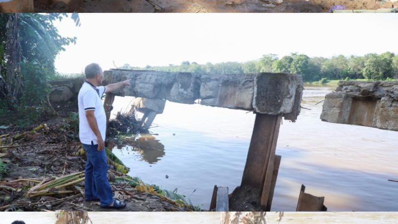 Tembok Penahan Jalan di Bailangu Nyaris Roboh, Pj Bupati Apriyadi Surati BBWS VIII