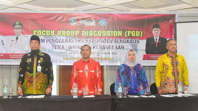 Buka FGD, Wabup Harapkan PKK Dapat Tingkatkan Wawasan Kebangsaan