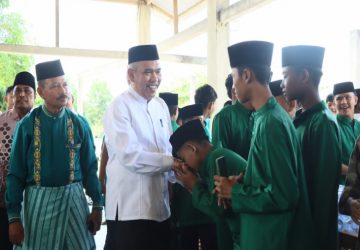 Pj Bupati Kampar Hadiri Halal Bihalal di Ponpes Tahfizul Qur’an Sungai Pinang