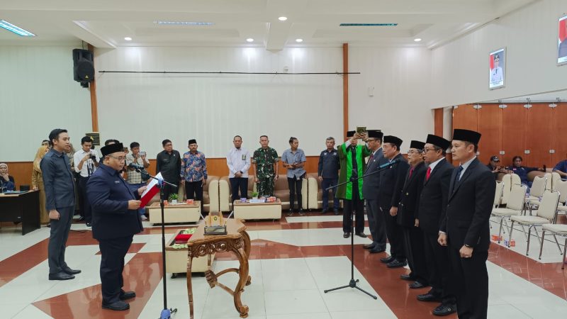 Sekda Muara Enim Lantik Pejabat Eselon II dan III