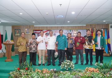 Ratusan Mahasiwa UMRI Ikuti Kuliah Umum bersama Pj Bupati Kampar dan KI Pusat
