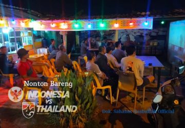 Ajang Perkuat Silahturahmi dan Menjaga Kekompakan Dengan Warga, Lembaga Laskar Melayu Bersatu Batam Gelar Nobar