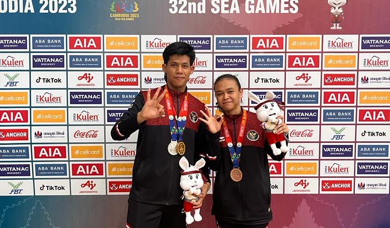 2 Atlet Sepak Takraw Bengkalis Bawa Indonesia Raih Emas, Perak dan Perunggu di SEA Games 2023 Kamboja