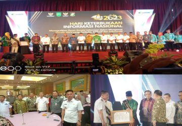 Bupati Rohil Hadiri Peringatan Hari Keterbukaan Informasi Nasional di Kabupaten Kampar