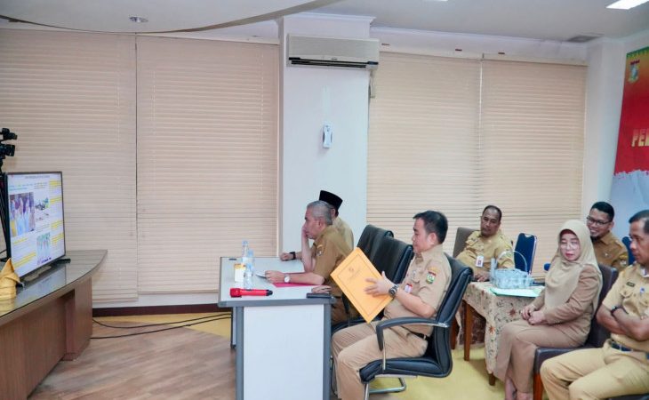 Ikuti Rakor Inflasi Bersama Mendagri, Kamsol Sampaikan Jaga Stabilitas Pasar, TPID Baca dan Sikapi Kondisi dan Situasi Global