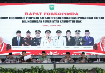 Pimpin Rapat Bersama Forkopimda, Bupati Siak Sampaikan Tiga Hall Penting