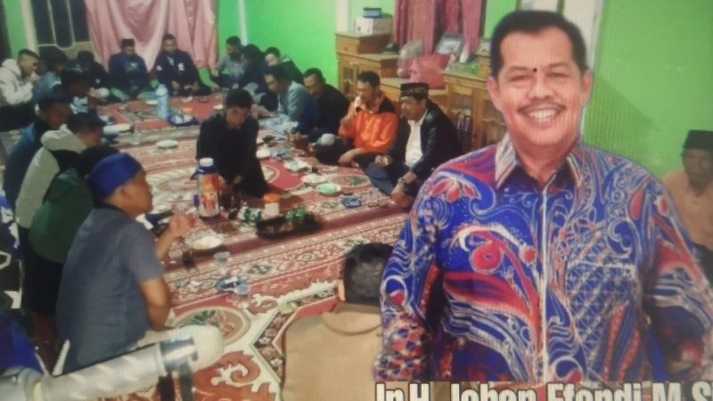Simpatisan Ir.H Johan Efendi Bakal Calon Bupati Kerinci 2024 Tim Simpatisan Mulai Berdatangan