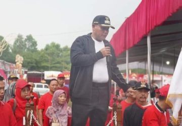 Dibuka Oleh Bupati Lamsel, Jalan Sehat Ketapang Fair 2023 Berlangsung Meriah
