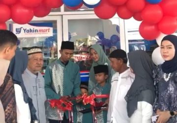 Wooo Grand Opening Yakin Mart di Desa Karang Raja