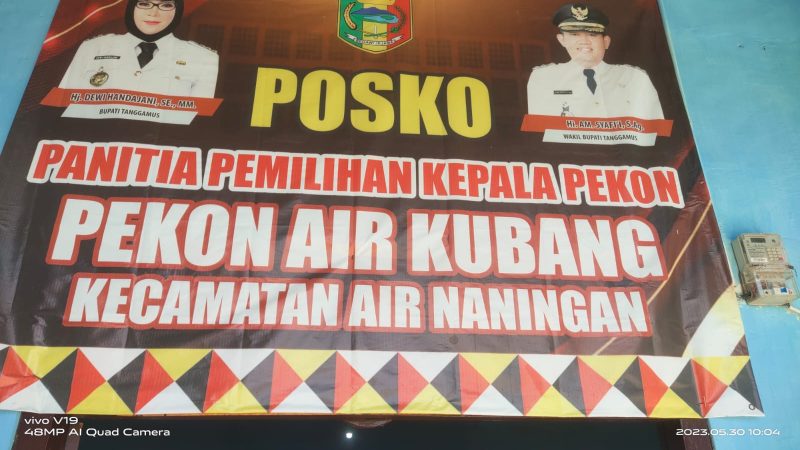 Pemilihan Kepala Pekon (Desa) di 2 Kecamatan Kab Tanggamus