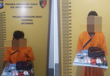 Dua Orang Pelaku Pengedar Sabu Di Ringkus Polres Inhu
