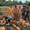 Peletakan Batu Pertama Danramil 404-07/ME Bedah Rumah Di Desa Muara Lawai