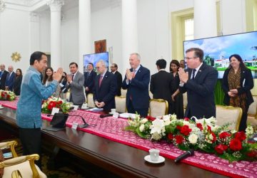 Presiden Jokowi Terima Kunjungan Delegasi US-ABC