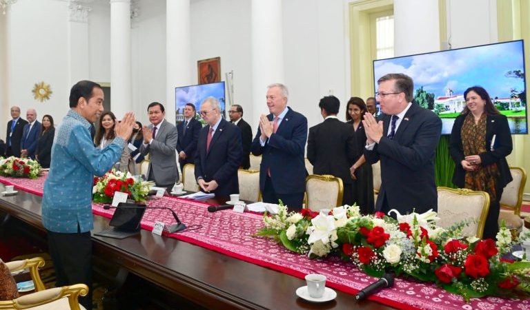 Presiden Jokowi Terima Kunjungan Delegasi US-ABC