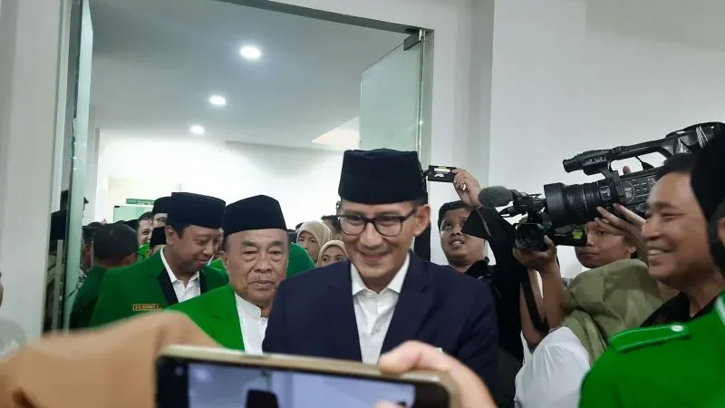 Sandiaga Uno sambangi DPP PPP