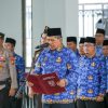 Peringati Hari Lahirnya Pancasila Bupati Siak Alfedri Memimpin Upacara