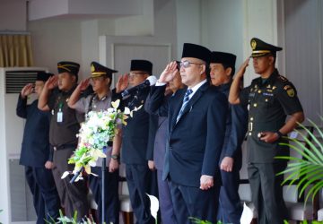 Pj Bupati Muba Apriyadi Pimpin langsung Upacara Hari Lahir Pancasila