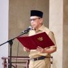 Pembina Apel Gabungan, Pj Sekda Kampar Kembali Tekankan Kedisiplinan