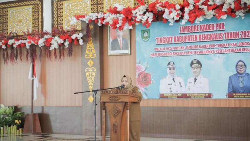 Bupati Buka Jambore Kader PKK Tingkat Bengkalis, Diharapkan TP-PKK Berkiprah Secara Optimal Dalam Menjalankan Tupoksinya