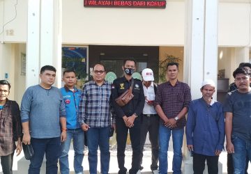 PP Buruh Pekerja LEM Dampingi Sidang Perdana Sengketa Masyarakat Sakai dan PT.MWII