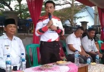 Camat Ketapang Buka Secara Resmi Turnamen Sepakbola Old Star U37 Desa Lebung Nala