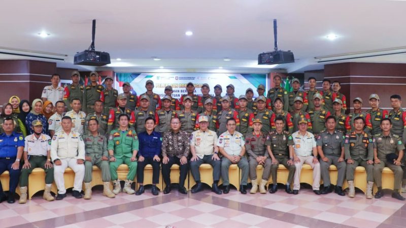 Pj Sekda Muba Lepas Anggota Korps Musik Satpol-PP Muba