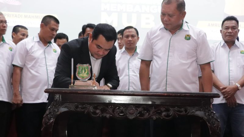 Musni Wijaya Jadi Ketua Umum PBSI Muba
