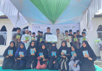 Tokopedia dan IZI Perwakilan Riau Resmikan Wakaf Sumur Bor untuk Pesantren Ashabul Qur’an