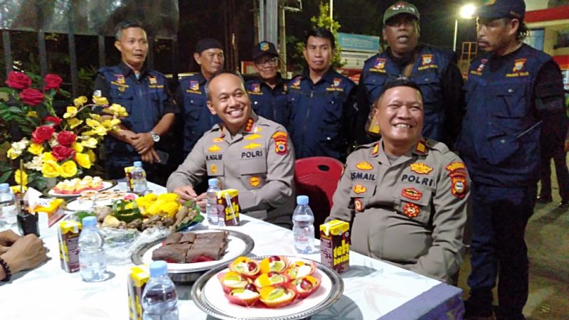 Kapolsek Tallo Terima Kunjungan Kapolrestabes Makassar Kombes Pol. Mokammad Ngajib, S.IK., M.H.,
