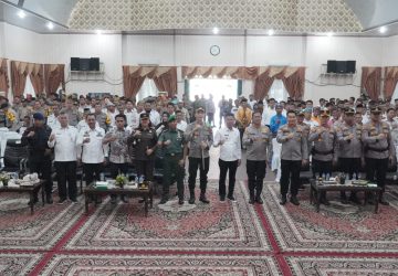 Bupati Rohil Hadiri Launching Polisi RW Jajaran Polda Riau