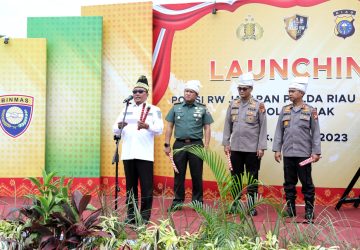 Hadiri Launching Polisi RW, Sekda Arfan Harap Pelayanan dan Perlindungan Kepada Masyarakat Meningkat