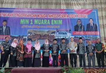 MIN 1 Muara Enim Pelepasan dan Wisuda Tahfizh Kelas VI Tahun Ajaran 2022/2023
