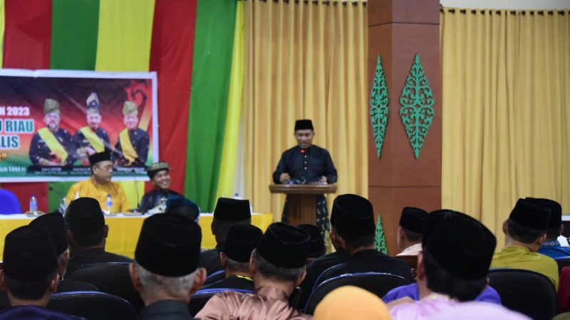 Wakil Bupati Bengkalis Dr. H. Bagus Santoso Buka Muspim LAMR Kabupaten Bengkalis Tahun 2023