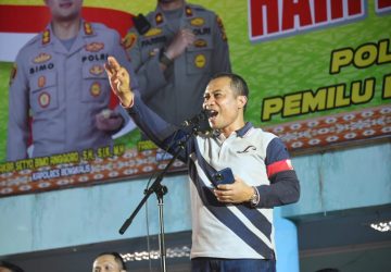 Wabup Bagus Santoso Buka Open Turnament Kapolres Bengkalis Cup I