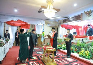 Paripurna Pengucapan Sumpah Janji Ketua DPRD Kota Sungai Penuh sisa masa jabatan 2019-2024