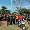 Hut Bhayangkara Ke 77 Tahun Polres Muara Enim Gelar Olah Raga Bersama TNI dan Polri