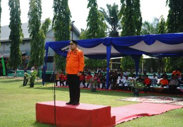 Cegah Karthula, Wabup Siak Pimpin Apel Pencegahan dan Kesiapsiagaan Karhutla