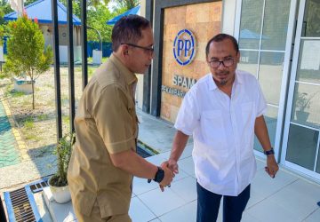 Jelang di Resmikan, Pj Sekda Kampar Tinjau SPAM Pekanbaru – Kampar di Desa Kualu Kecamatan Tambang