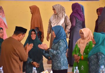 Pj. Ketua TP. PKK Kabupaten Kampar Kunjungi Desa Kumantan Dalam Rangka Persiapan HKG PKK 2023
