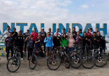 Kepala Wilayah Kemenkumham Jambi Gowes Bersama Pegawai Rutan Sungai Penuh dan Kantor Imigrasi Kerinci