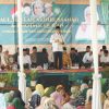 Ratusan Santri Ponpes Asshiddiqiyah VIII Sambut Kedatangan Pj Bupati Apriyadi