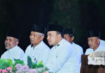 Hadiri Tabligh Akbar dan pelantikan pengurus MWC NU Kecamatan, Wabup Husni Harap NU di Kecamatan Sabak Auh terus maju berkembang