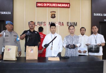 Kurang Dari 12 Jam Polres Muara Enim Ungkap Kasus Pembunuhan Anak Dibawah Umur